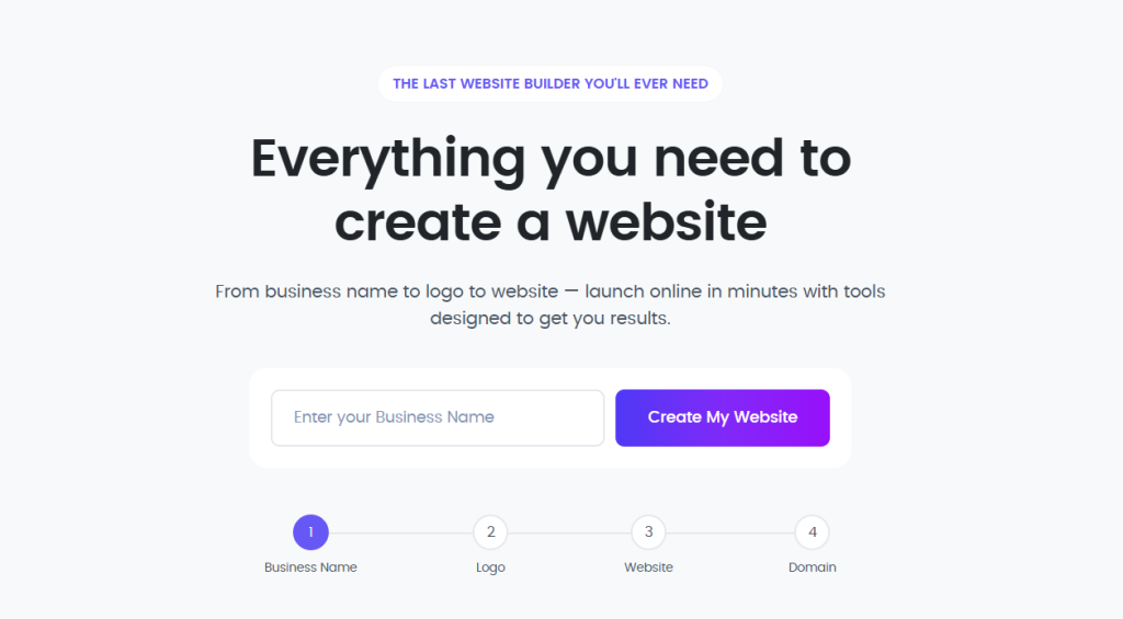 AI assistant website builder - interface - idenusa.com