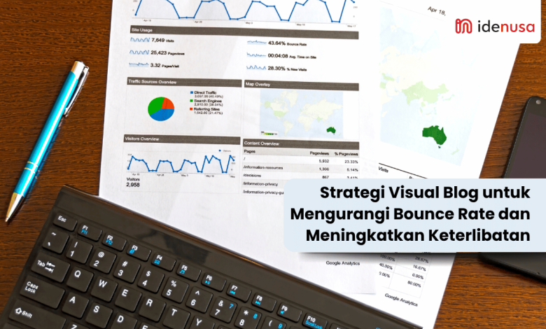 Strategi Visual Blog untuk Mengurangi Bounce Rate dan Meningkatkan Keterlibatan - IdeNusa