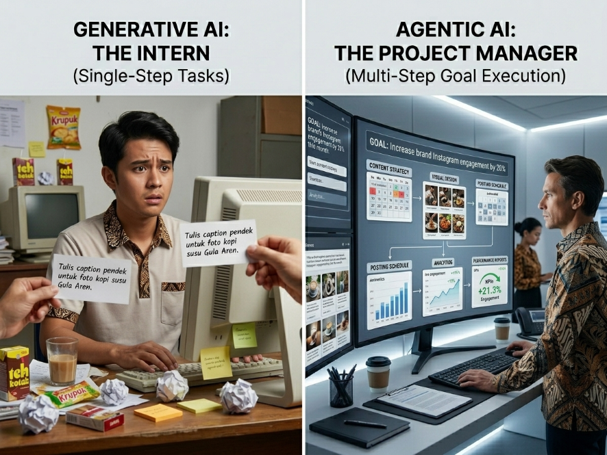 AI generatif VS Ai Agentic