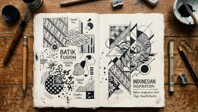Hand-Drawn Imperfect & Indonesia Heritage Fusion: Tren Desain 2026