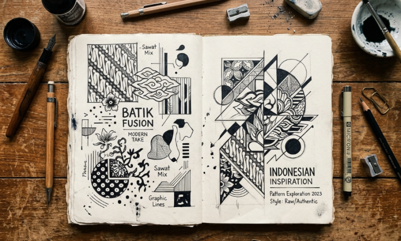 Hand-Drawn Imperfect & Indonesia Heritage Fusion: Tren Desain 2026