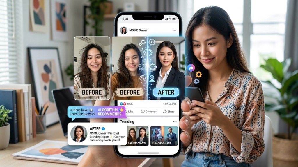 tren foto ai before after - idenusa