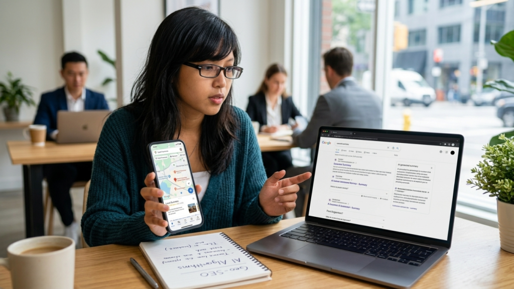 Visualisasi Perubahan Paradigma dari Search Engine ke Generative Engine Optimization