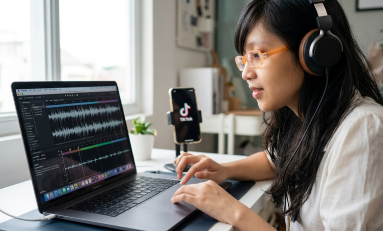 Proses Editing Video Iklan TikTok dengan Sync Beat Audio